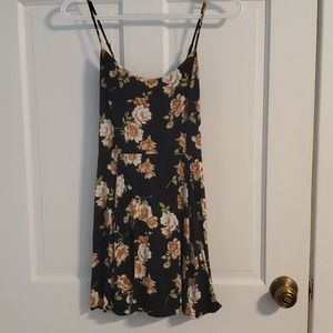 Forever21 Black floral dress small